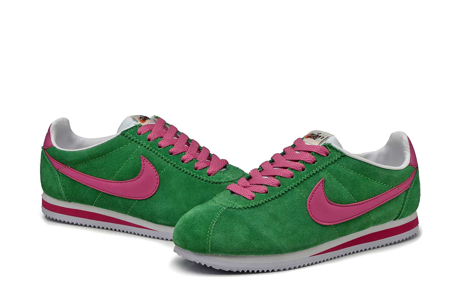 Nike Cortez Fur femme nike cortez discount green pink vente